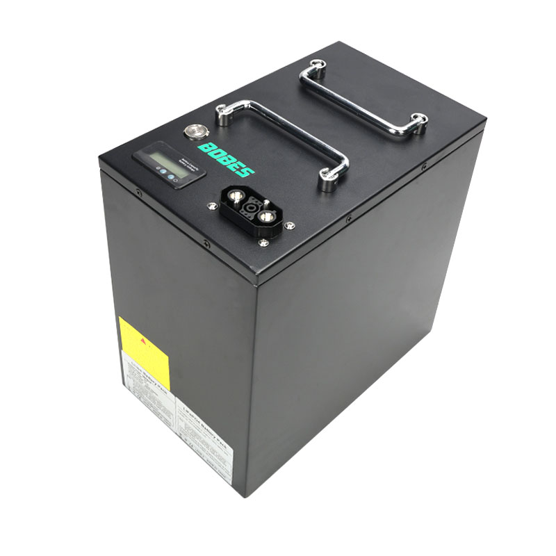 BOBES Водонепроницаемый аккумулятор LiFePO4 24 В, 125 Ач с Bluetooth для садовых инструментов мощностью 3 кВт